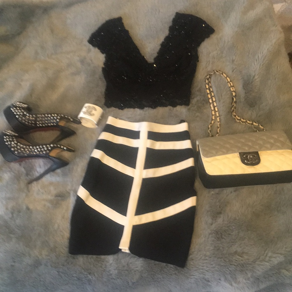 Bebe Bandage Skirt